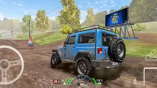 Car Parking - Driving School: New Jeep Wrangler 4x4 Desert and Offroad Driving