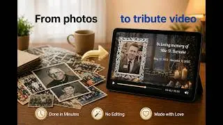 Easiest Way to Create a Funeral Slideshow Video with AI — Done in Under 10 Minutes