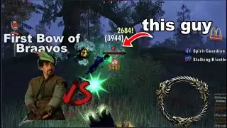ESO Cutest Bow Necromancer PvP | Squishcrow 1v1 Dragonknight