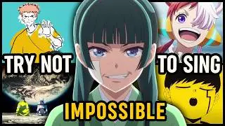 🎵 TRY NOT to SING...Anime Version 🔥 100 POPULAR ANIME Openings, Endings, Insert Songs...