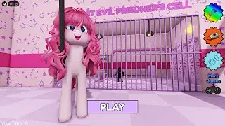 PINKIE PIE'S PRISON RUN Roblox Gameplay Walkthrough No Death 4K