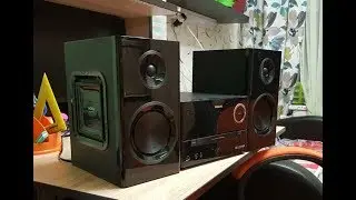 Philips MCM3150 w/SW986 Bass test