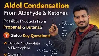 Write structural formulas & name of 4 possible aldol condensation products from propanal & butanal. 