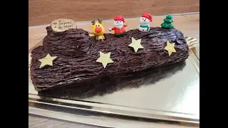 Bûche de Noël au chocolat / Recette facile et rapide