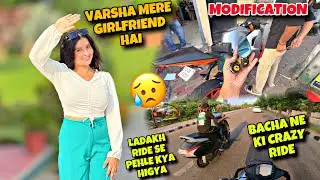 Varaha Relation Ke Lia Maan Gayi😳 ? ladakh Ride Se Pehla Kya Hogya 😥 Modification Ktm rc390 Kawa h2r