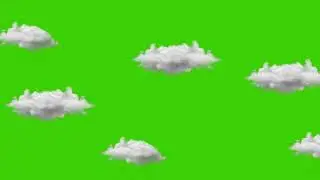 Cloud Green Screen Video 4K