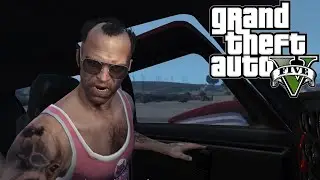 Trevor Takes Over Airfield From Bikers - Nervous Ron - GTA 5 Gameplay Walkthrough