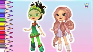 Рисовашки | Преображение МАШИ из мультика Сказочный Патруль | Coloring Kids