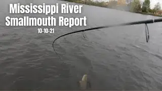 Mississippi River Fall Smallmouth Bass Fishing