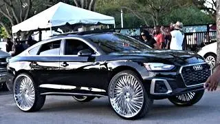Donk Day 2025 Car Show Miami Florida: Big Rims, Donks, Amazing Cars Part 2/2