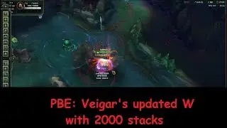 [PBE] Veigar updated W at 2000 stacks and a  .05s CD