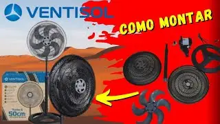 COMO MONTAR Ventilador VENTISOL TURBO 6 - Montagem VENTILADOR Ventisol Turbo 6 Pás - FVM