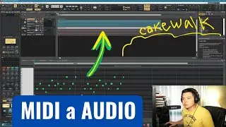 Convertir MIDI a AUDIO en Cakewalk TUTORIAL EN ESPAÑOL✅