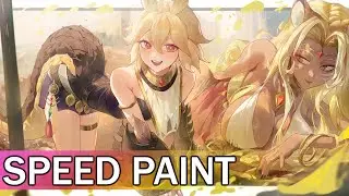 SPEED PAINT -【Alsa & Antandra】AFK Journey
