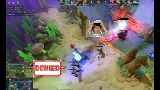 The most bizarre thing happened in dota history! (self lasthit)