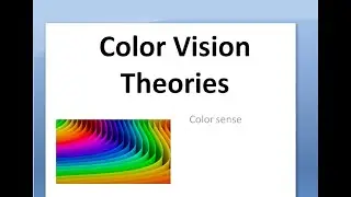 Ophthalmology 029 Color Vision Theories Diagnosis Sense Young Helmholtz Trichromatic Cones Photopic