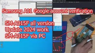 Remove FRP Bypass Samsung A01 SM-A015F via PC Work
