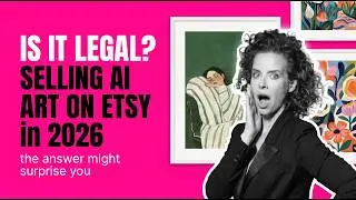 Is it legal to sell AI art on Etsy in 2026? (and do you have to disclose it)