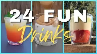 24 Delicious Drinks Revealed! 😀 (Coffee | Tea | Mocktails & Smoothie) #summerdrink