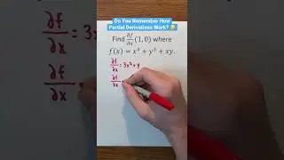 Do You Remember How Partial Derivatives Work? 🤔 