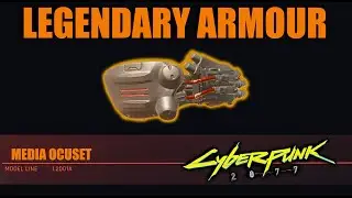 Cyberpunk 2077 -MEDIA OCUSET - LEGENDARY ARMOUR