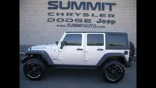 2012 JEEP WRANGLER UNLIMITED RUBICON 4 DOOR HARD TOP WALK AROUND REVIEW $32,991 www.SUMMITAUTO.com