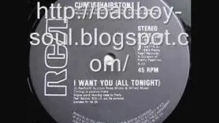 Curtis Hairston I Want You (All Tonight) (RCA) 1983