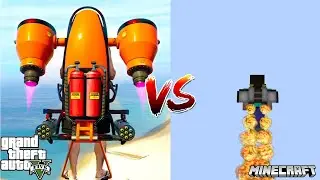 Jetpack | GTA V vs. Minecraft