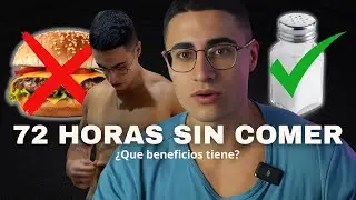 ⏳ ESTUVE 3 DÍAS SIN COMER… ¡Y ESTO FUE LO QUE PASÓ! 😨 | BENEFICIOS DEL AYUNO