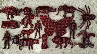 Hunting Rhino Dinosaur Pop It Butterfly Elephant Lion Cow Boboiboy Land Tayo Crab Beetle