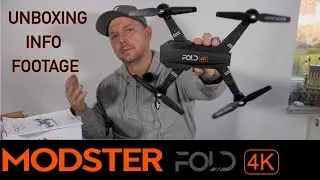 Günstige Drohne für Unterwegs Modster Fold 4K #German#