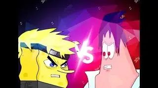 Spongebob and Patrick play Naruto