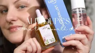 Testing Aldi Lacura Cruelty Free Dupes - Body Mists, Honey Hair Oil, Wanderlust Rescue Mask 🐰🫧