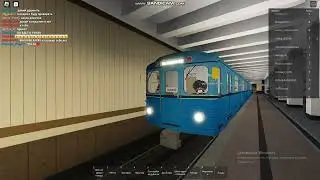 Поездка в кабине Еж3 в Automatic Moscow Metro Roblox