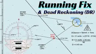 Running Fix: Incorporating Dead Reckoning (DR) Position | Position Fixing Technique
