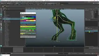 Rigging Minotaur Creature For Games - Class 03 - Advanced Leg Rigging with Spring Solver in Maya