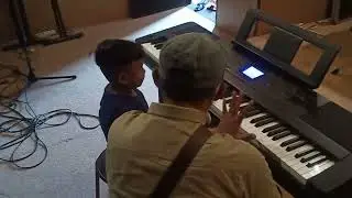 pertama kali anak 4th belajar piano, Bocil willson