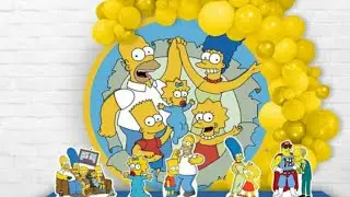 FESTA DE ANIVERSÁRIO DO SIMPSONS - Temas para festa Infantil em casa
