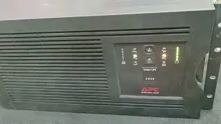 030523 APC SUA5000RMI5U Проверка ибп на внешних аккумуляторах