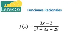 Asíntotas de una función racional (función lineal en el numerador, cuadrática en el denominador)