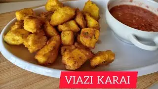 VIAZI KARAI RECIPE/How To Make Kenyan VIAZI KARAI Street Food & Ukwajo Chutney #potato #recipe