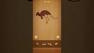 Making Kangaroo 🦘with wooden blocks#puzzle#gaming