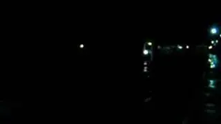 croatian ICN driving into station. It is very dark outside