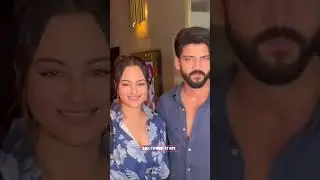 Sonakshi Sinha with sweet husband looking gorgeous 💙|#SonakshiSinha# 🫶 Bollywoodstarts#Shorts