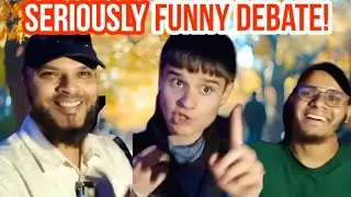 Seriously funny! Hashim Vs Funny Christian guy | Speakers Corner | Hyde Park