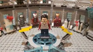 lego iron man suit transformation