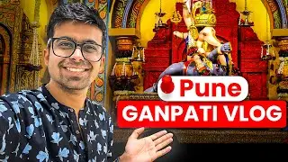 Pune Ganeshotsav Vlog | Manache 5 Ganpati Tour | Raunak Ramteke