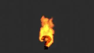 Free Question Mark Footage | Fire Question Mark Effect | ? mark footage 
