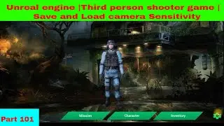 Unreal engine |Third person shooter game | Save and Load camera Sensitivity