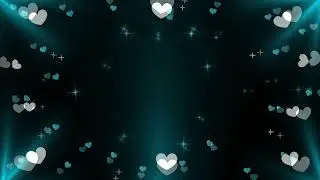 Abstract Heart Love Motion Animated Video Background Stock Footage || Free Animated Background
